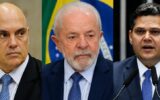 Moraes, Lula, Alcolumbre sistema jantar