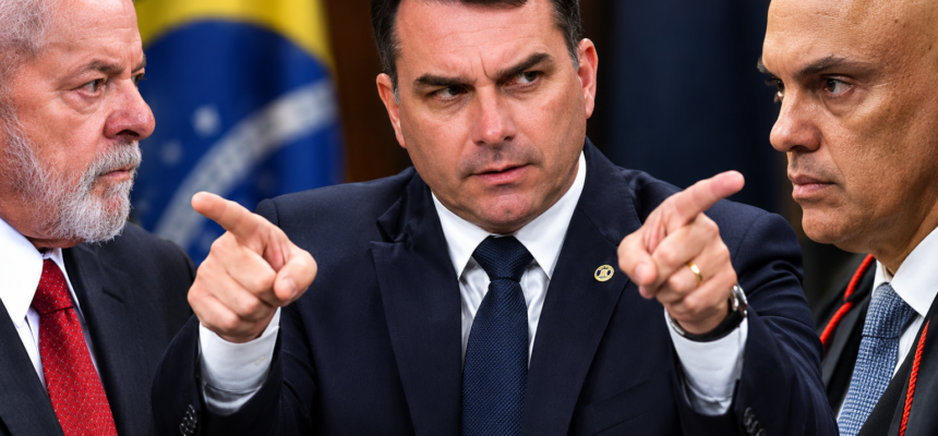 Flavio, Lula, Moraes