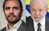 Vorcaro com Lula elogiando aliado do presidente