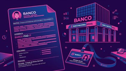 Imagens de banco . Vagas no mercado financeiro