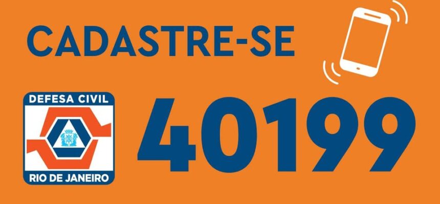 Veja como receber alertas da Defesa Civil
