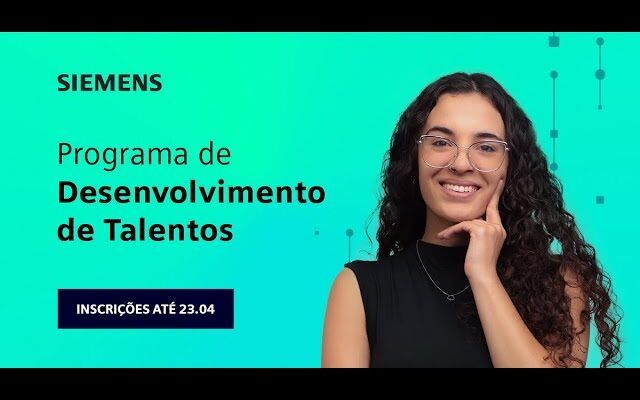 Convite para novos talentos na Siemens